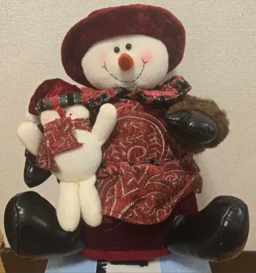 스노우맨 봉제 인형 눈사람 인형 크리스마스