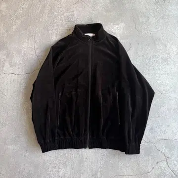 Graphpaper 벨로아 지퍼 블루종