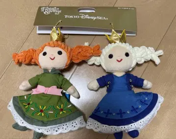 택 포함 새상품 봉제 인형 참 안나 판타지 스프링스 디즈니