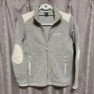 y121612 montbell 크리마플러스 플리스 지퍼 로고 S