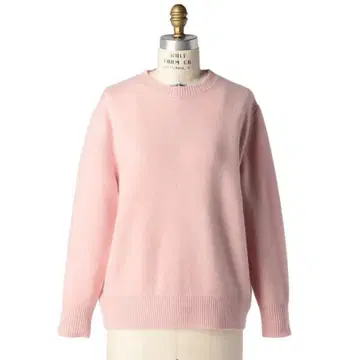 타키자와 마키코 착용 Drawer 7G 캐시미어 크루넥 니트