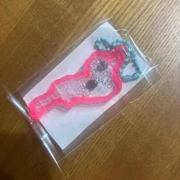 비와코 키링 미즈도리 스테이션 물새 핑크