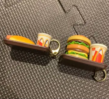 유진 미니어처 레트로 맥도날드 키링 빅맥 핫도그