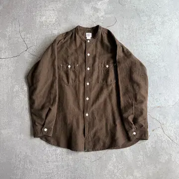 POST O'ALLS [ 포스트 오버올즈 ] 밴드 카라 셔츠