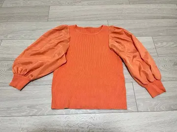 grace continental 오간자 퍼프 슬리브 탑