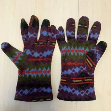 파타고니아 90년대 전반기 초레어 플리스 그로브 사카자가위아 패턴