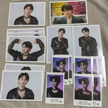 초특급 REAL? NINELIVES 미니 사진 브로마이드 A B 타쿠야