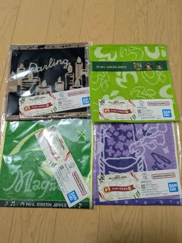 미세스 1번 복권 G상 자카드 타월 4종 세트