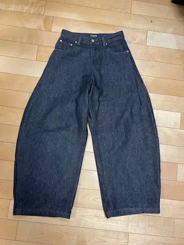 Peoplesense 리지드 데님 배기 데님 peoplestyle