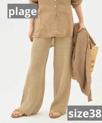 plage jazz linen 팬츠