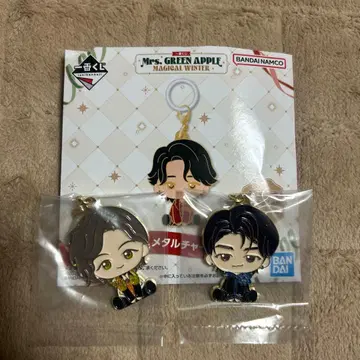 Mrs. GREEN APPLE 제일복권 F상 메탈 참 2개 세트