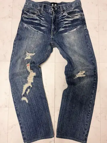 00s archive 스트레이트 데님 헤이세이 갸루 그런지 시크 스타일