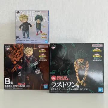 제일복권 나의 히어로 아카데미아 피규어 3점 세트 미도리야, 바쿠고