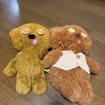 곰 봉제 인형과 미니언 완구 세트