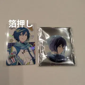 프로세카 KAITO 에피카 금박 글리터 캔뱃지 45C