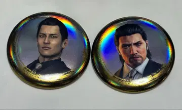 용과 같이 미네 요시타카 도지마 다이고 메탈 캔뱃지 세가 스토어