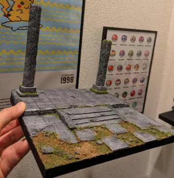 디오라마 베이스 폐허 유적 피규아트 드래곤 퀘스트 가샤폰 퀘스트 343