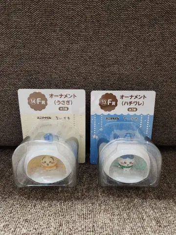 에니마이 복권 치이카와 (먼작귀) 하치와레 토끼 F상 2개 세트