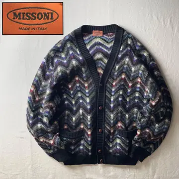 [ 미쏘니 ] 이탈리아제 지그재그 가디건 XL 사이즈 j89