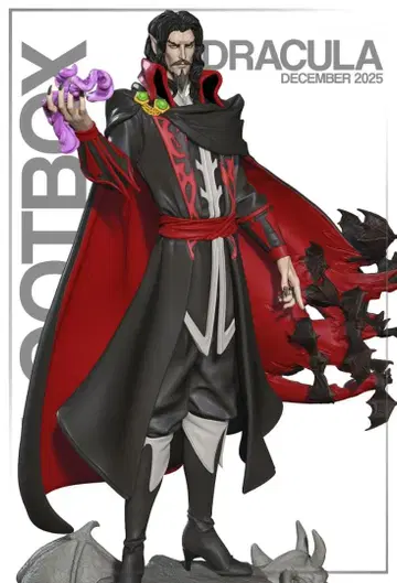 1/10 미도색 미조립 피규어 레진 키트 드라큘라