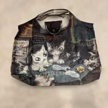 고양이 다얀 에코백 토트백