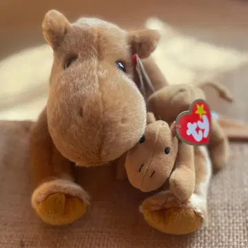 [ 구하기 어려움 ] ty 비니 베이비즈 낙타 봉제 인형 세트