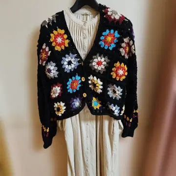 그라니 스퀘어 가디건 레트로