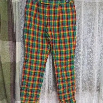 폴 스미스 체크 무늬 슬랙스