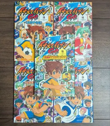 이나즈마 일레븐 GO 전 선수 명감 전권 초폭열 TCG 팬북 5권 세트