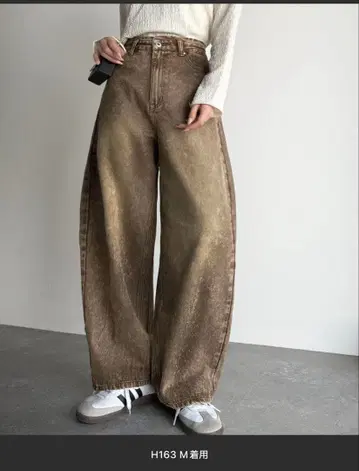 classicalelf 와이드 데님 팬츠