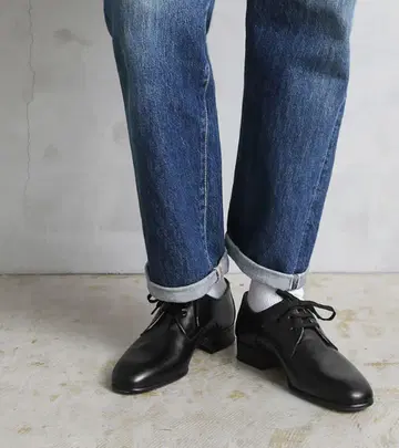 [ 실물 데드스탁 ] 이탈리아군 가죽 오피서 슈즈 BLACK 42