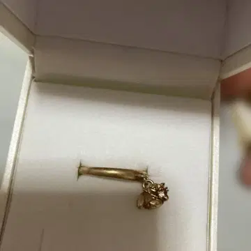 마이멜로디 캐릭터 반지 골드