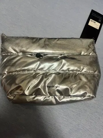 topologie 실버 숄더백