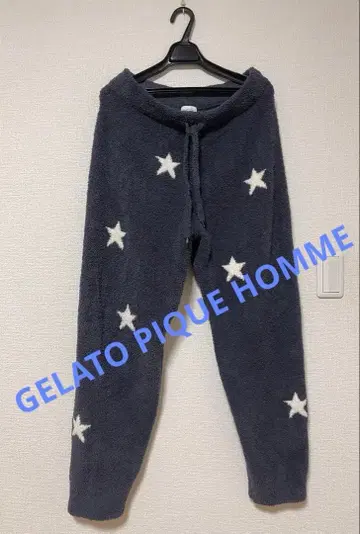gelato pique 젤라또피케 스타 패턴 룸웨어 팬츠 그레이
