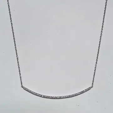 STAR JEWELRY Pt 다이아 라인 목걸이 165,000엔