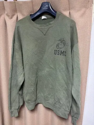 Soffe USMC 로고 트레이닝복 L 사이즈 올리브 그린