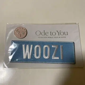 SEVENTEEN 우지 Odetoyou 와펜 핀 배지