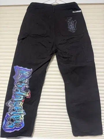 XLARGE 블랙 팬츠 사이즈 32인치