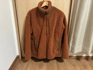 유니클로 브라운 플리스 자켓