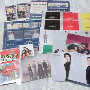 SixTONES CD 특전 묶음 판매