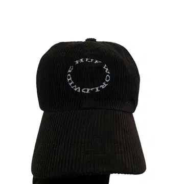 HUF 코듀로이 캡 블랙