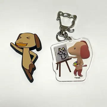 도코데모 잇쇼 피에르 아크릴 키링 러버 마그넷