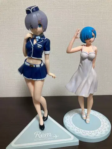 Re: 제로부터 시작하는 이세계 생활 렘 피규어 2개 세트
