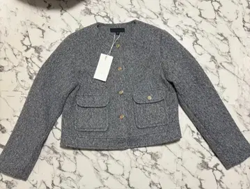 ZARA 그레이 숏 자켓 M 사이즈