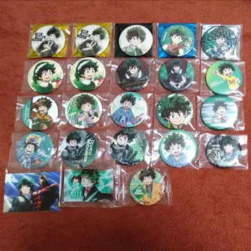 히로아카 미도리야 캔뱃지 세트