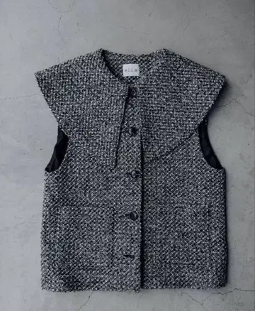 ella selectshop 빅 칼라 트위드 지레