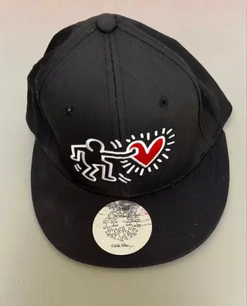키스 해링 야구 모자 블랙