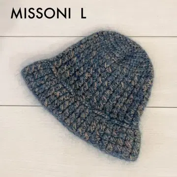 MISSONI 미쏘니 버킷 햇 니트 울 모헤어 L