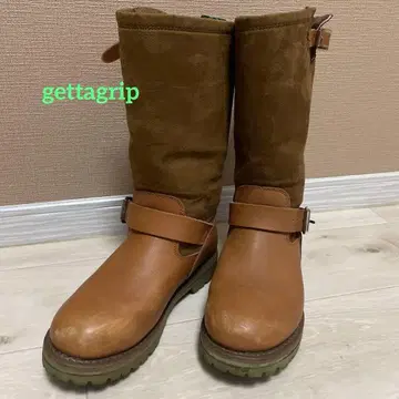 gettagrip 엔지니어 부츠 스웨이드 가죽 보아 UK5