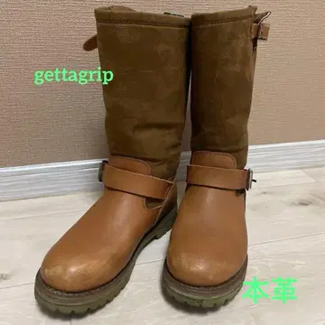 gettagrip 엔지니어 부츠 스웨이드 가죽 보아 UK5